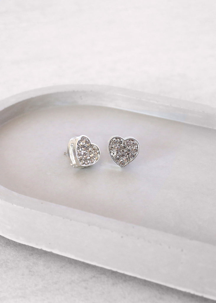 Sterling Heart Earrings JEWELRY - Shop Miss A