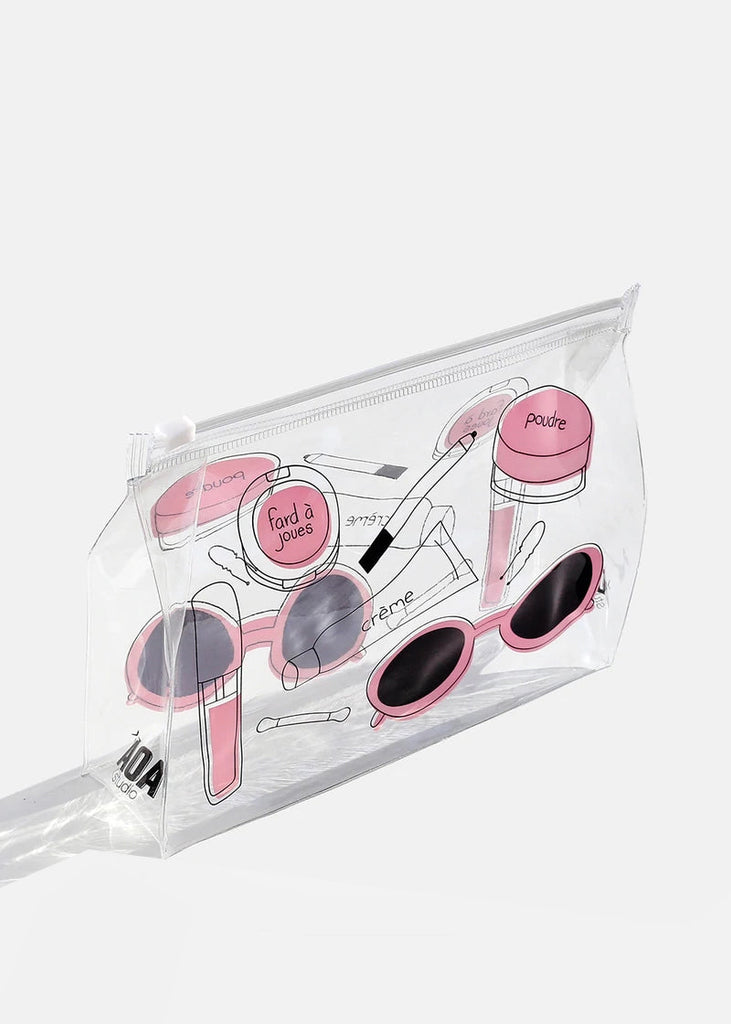 AOA Clear Makeup Pouch - French Essentials  COSMETICS - Shop Miss A