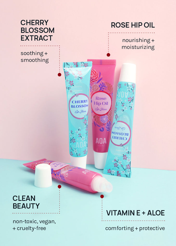 リップグロス aya AOA Flower-Infused Clear Lip Gloss – Shop Miss A