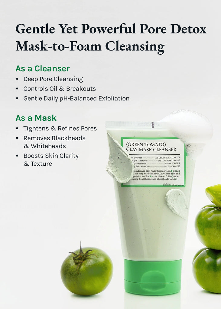 FULLY Green Tomato Clay Mask Cleanser 120ml Seoul Scandal - Shop Miss A