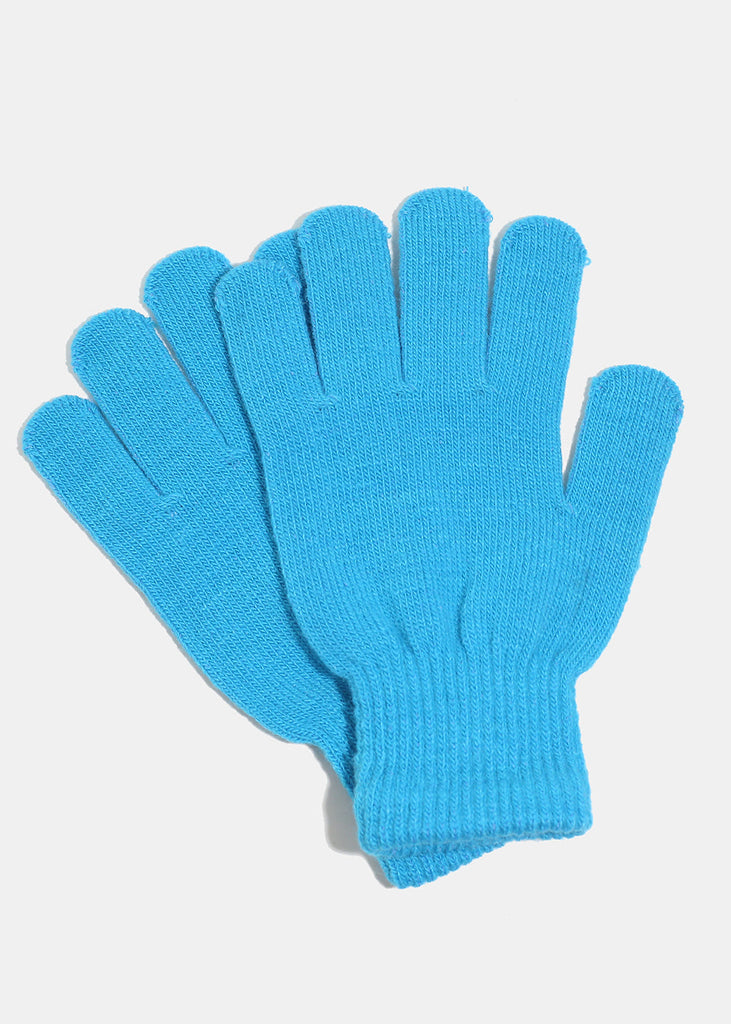 Cozy Winter Gloves Light Blue ACCESSORIES - Shop Miss A