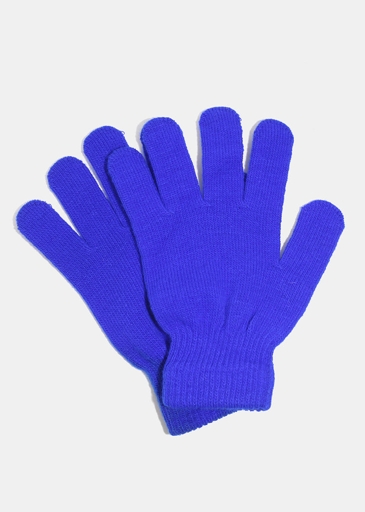 Cozy Winter Gloves Blue ACCESSORIES - Shop Miss A