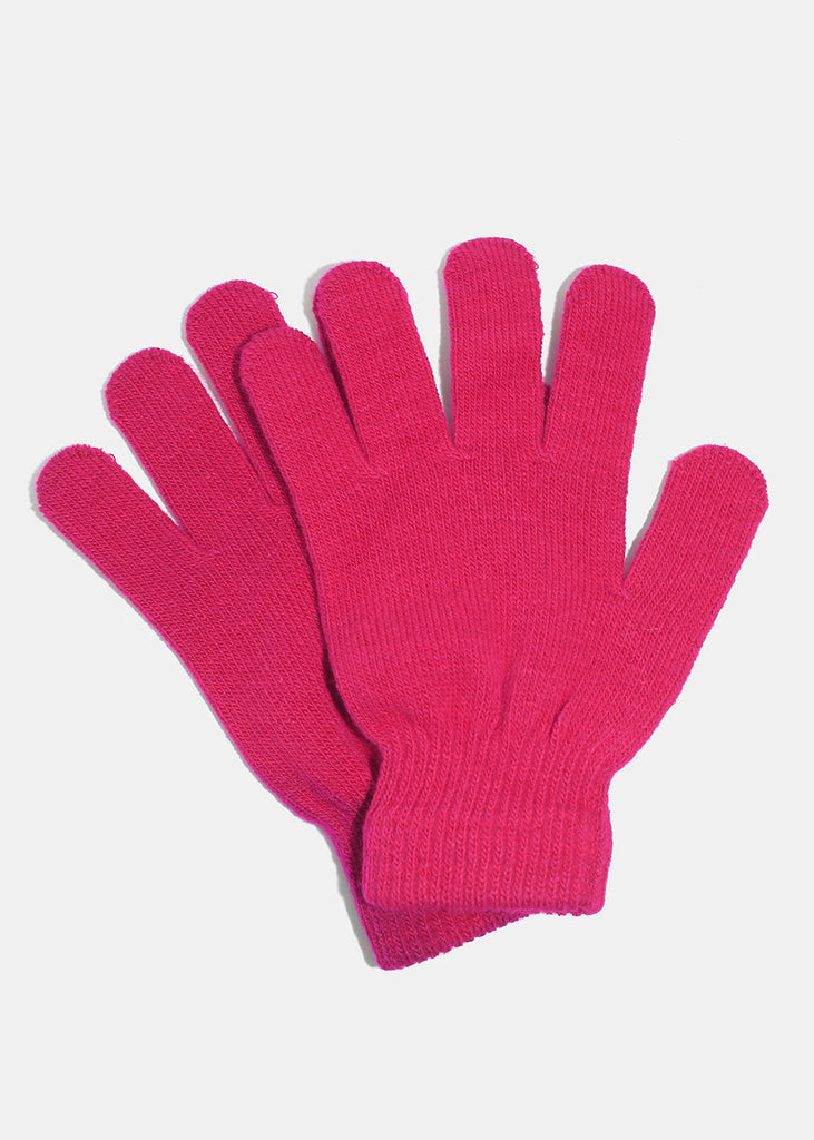 Cozy Winter Gloves Pink ACCESSORIES - Shop Miss A