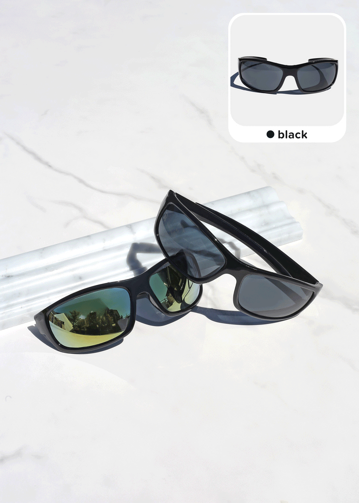 Rectangular Framed Sunglasses  ACCESSORIES - Shop Miss A