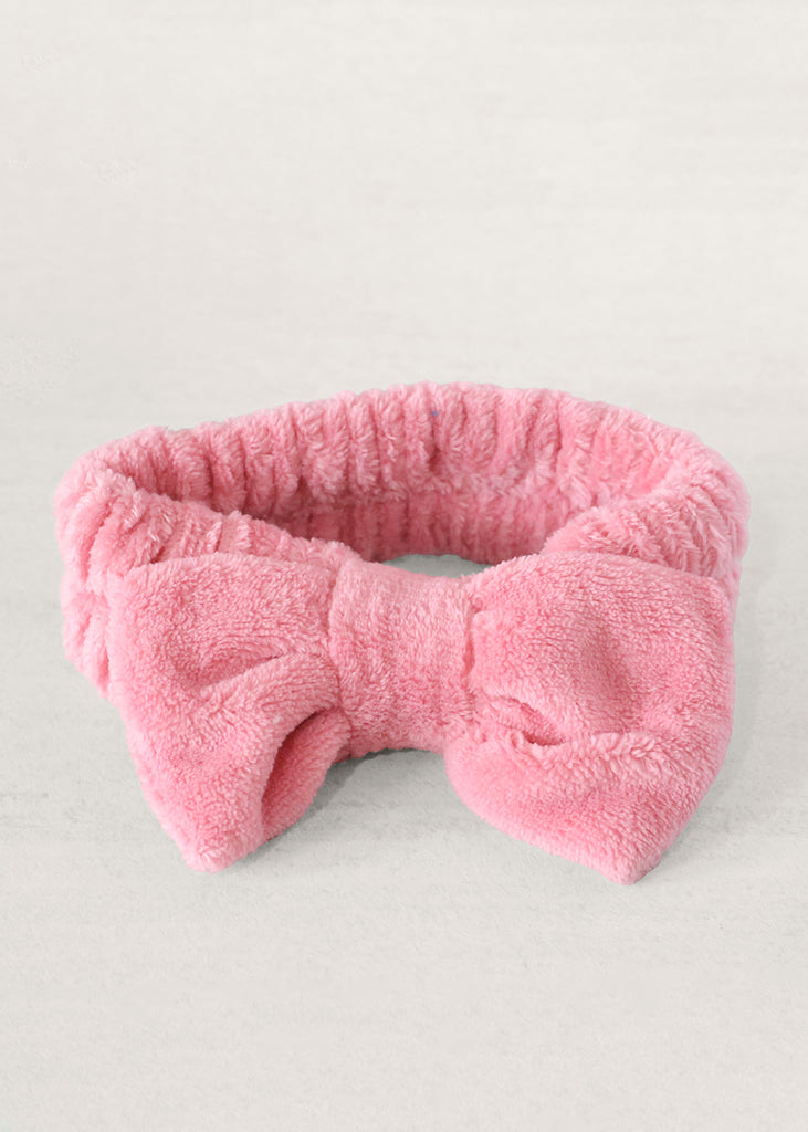 Bow Spa Headband Pink HAIR - Shop Miss A