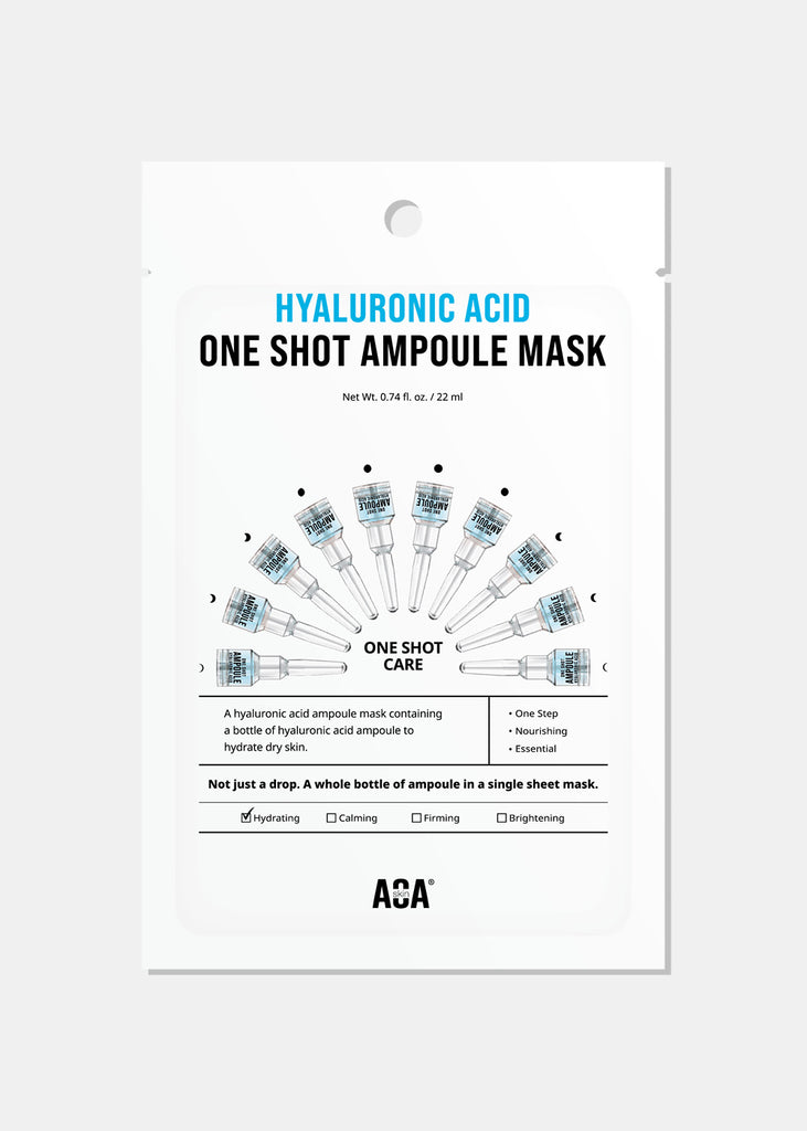 AOA Skin Hyaluronic Acid One Shot Ampoule Mask Skincare - Shop Miss A