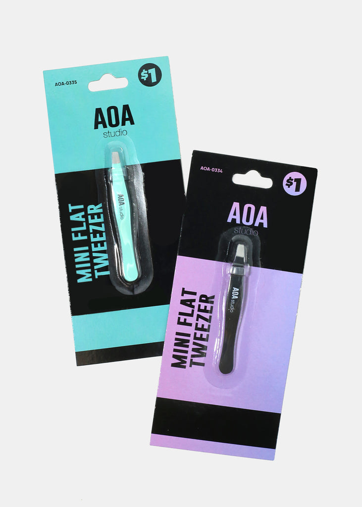 AOA Mini Flat Tweezers  COSMETICS - Shop Miss A