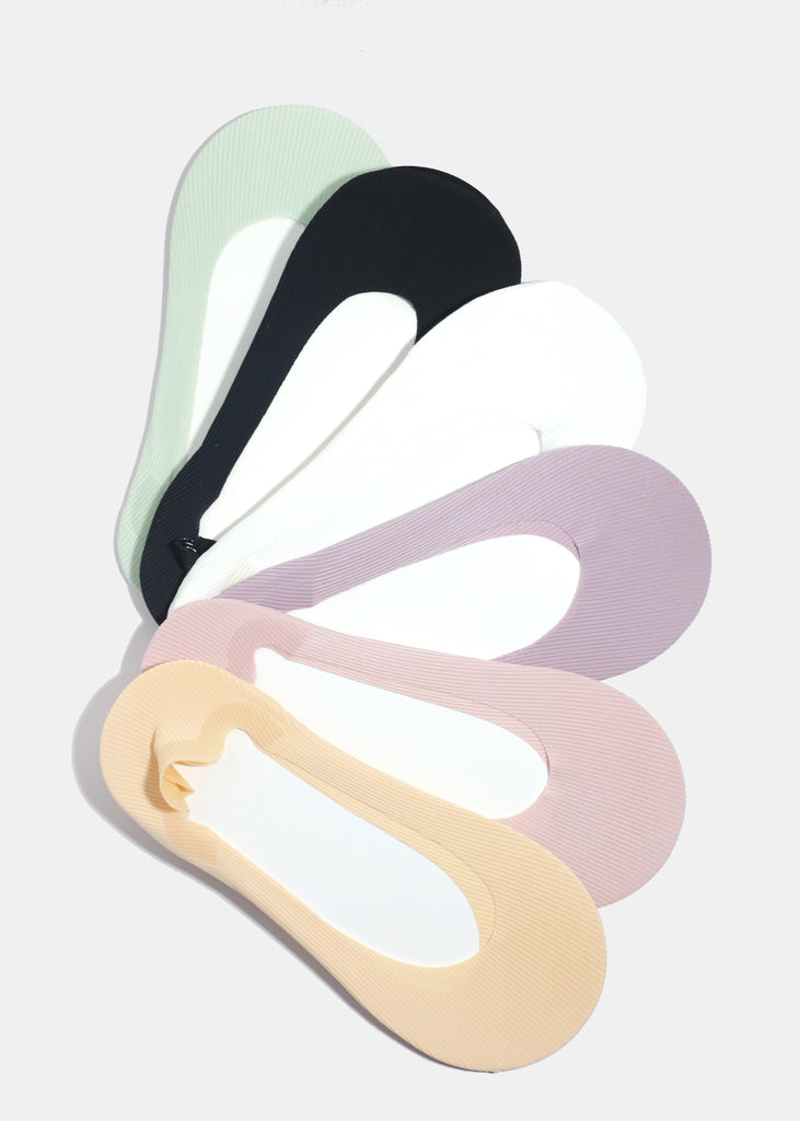 Miss A Ribbed No-Show Premium Socks ACCESSORIES - Shop Miss A