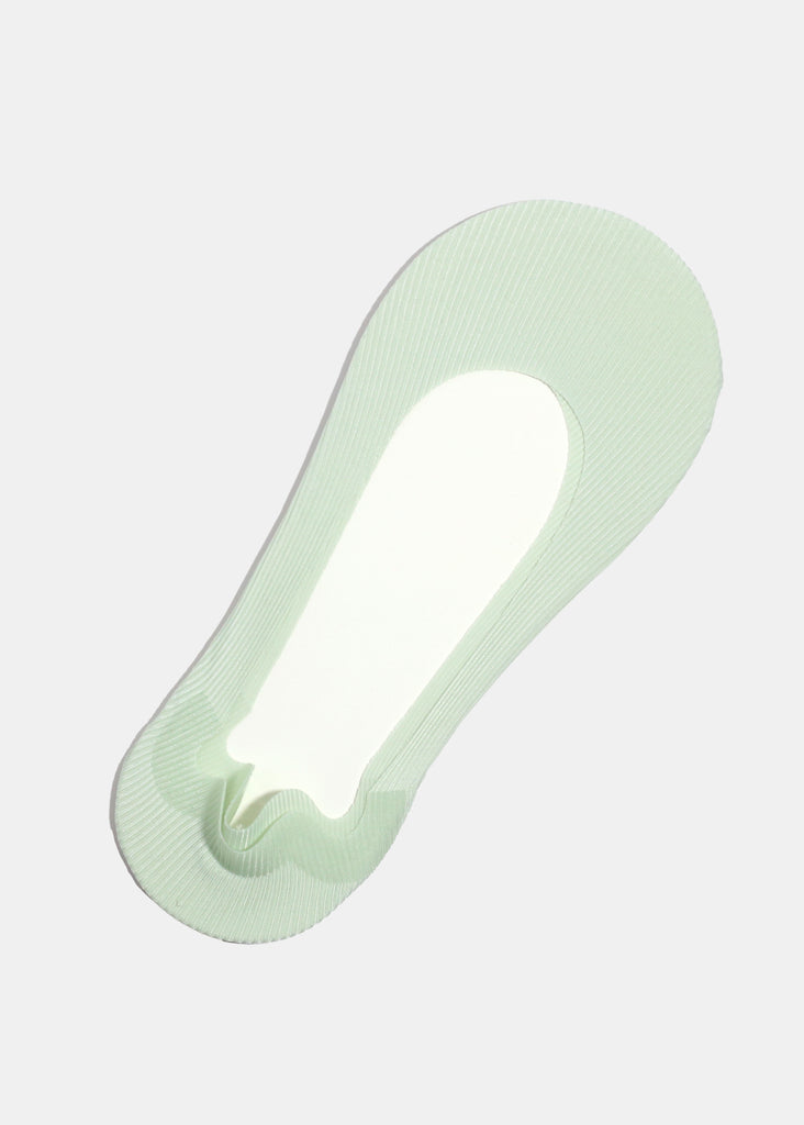 Miss A Ribbed No-Show Premium Socks Mint ACCESSORIES - Shop Miss A