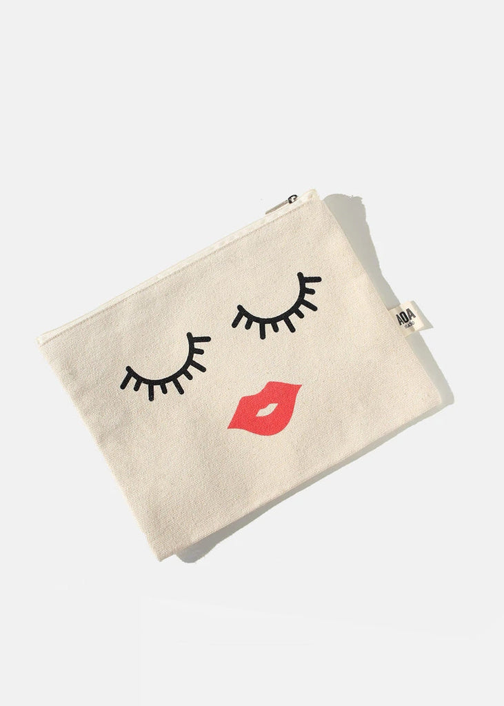 AOA Canvas Bag - Lips & Lashes  COSMETICS - Shop Miss A