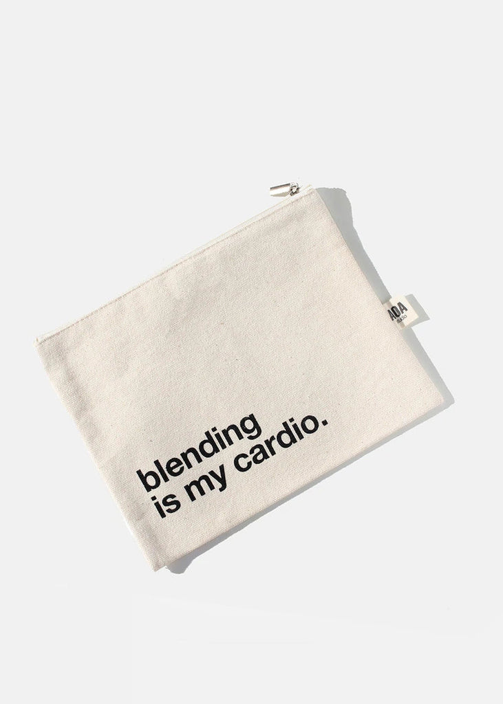 AOA Canvas Bag - blending is my cardio  COSMETICS - Shop Miss A