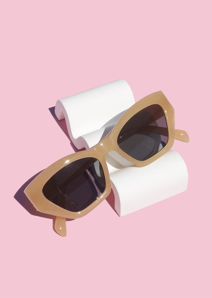 Geometric Frame Sunglasses  ACCESSORIES - Shop Miss A