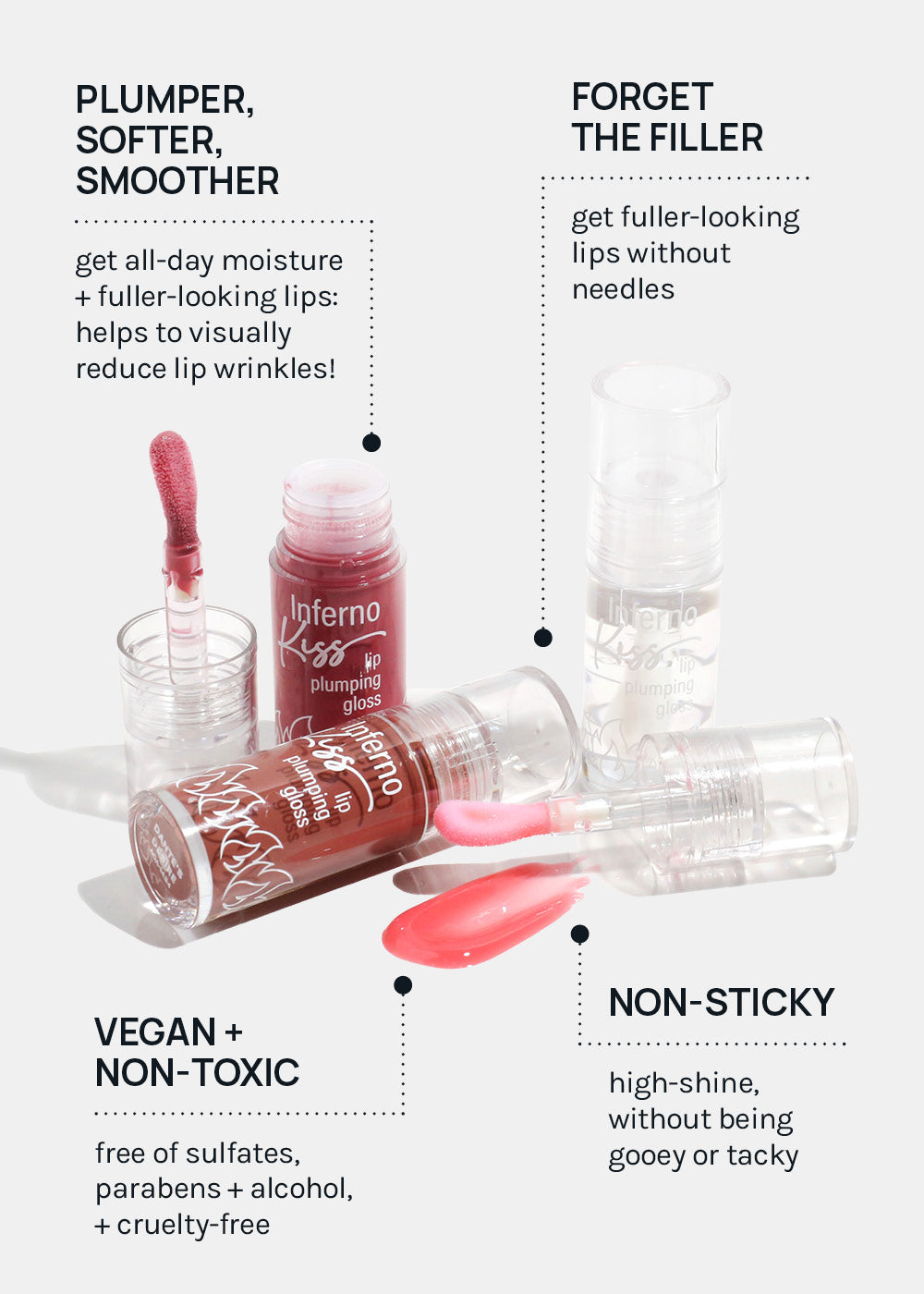 Just-Ice - Lip Service (レアオリジナル) AOA Inferno Kiss Lip Plumping Gloss – Shop Miss A