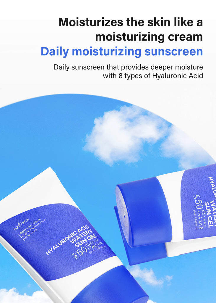 Isntree Hyaluronic Acid Watery Sun Gel 50ml Seoul Scandal - Shop Miss A