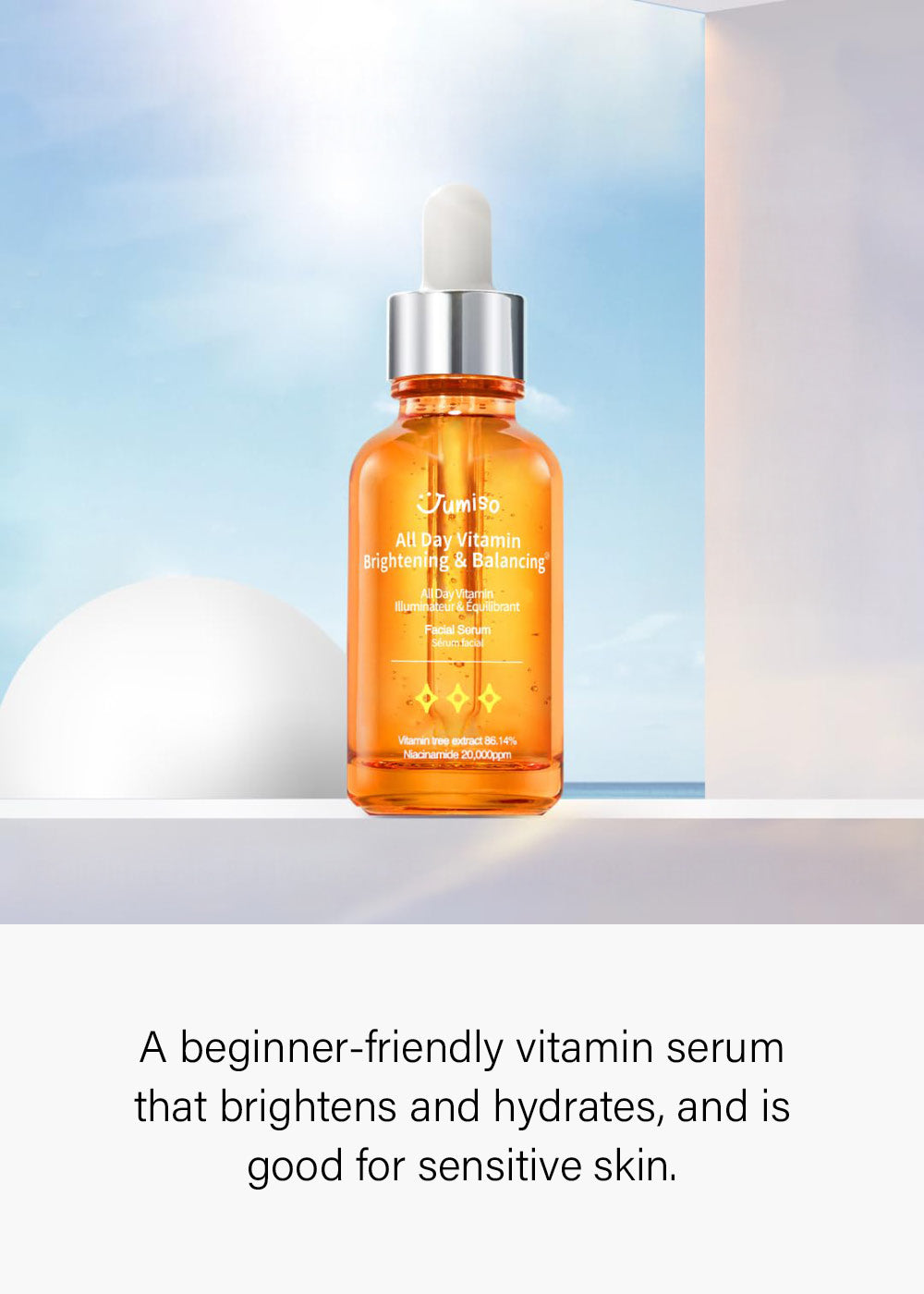 Jumiso All Day Vitamin Brightening & Balancing Facial Serum 30ml