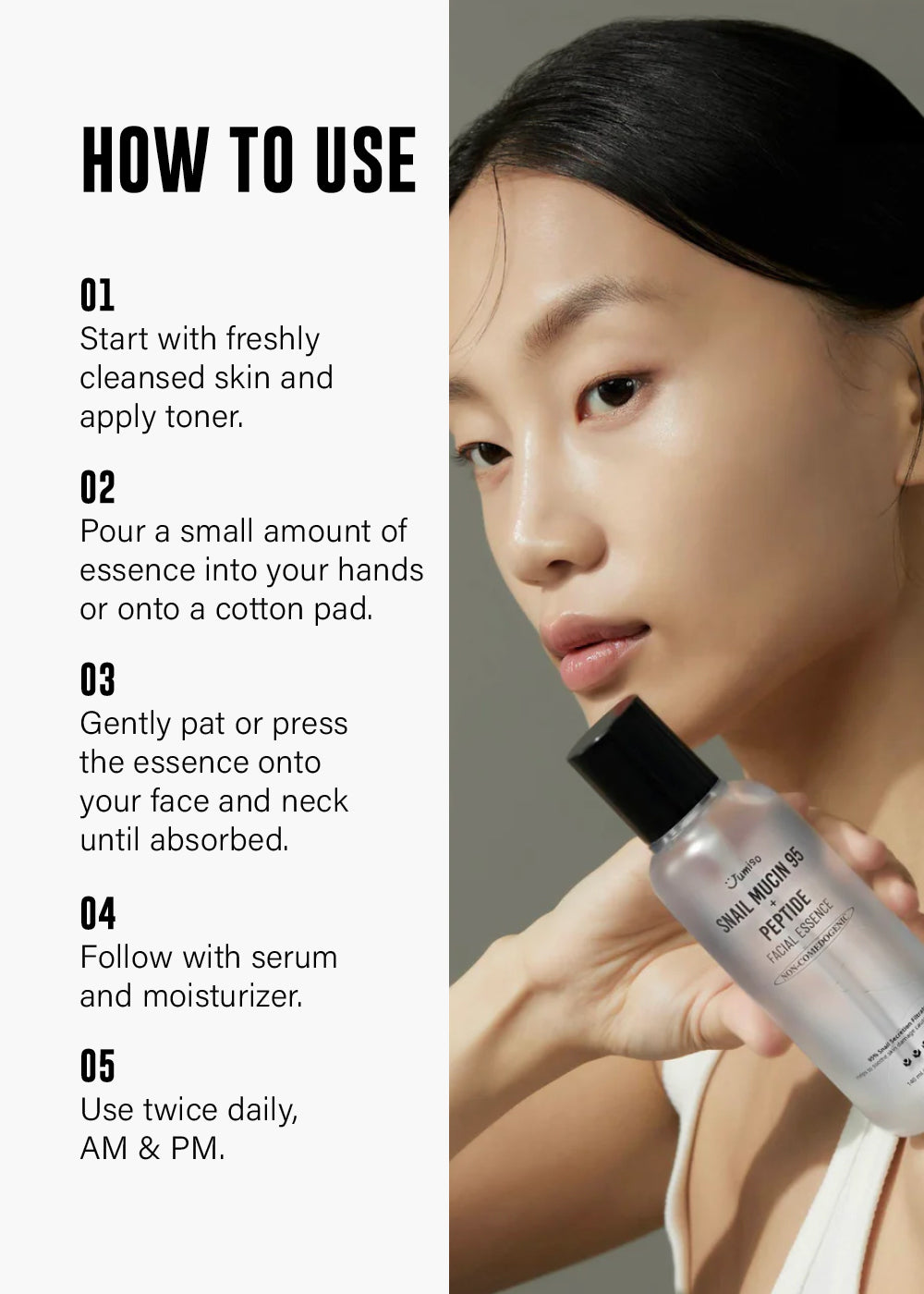 Jumiso Snail Mucin 95 + Peptide Facial Essence 140ml – Shop Miss A