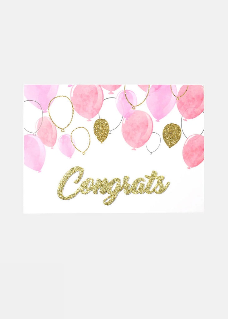 Congrats Balloons Greeting Card  LIFE - Shop Miss A