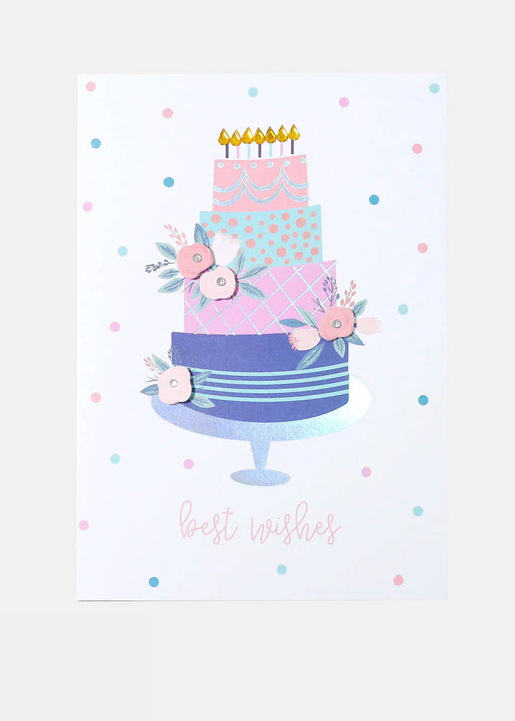 Best Wishes Cake Greeting Card  LIFE - Shop Miss A