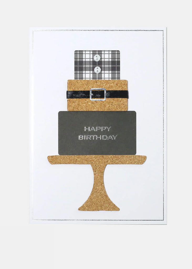 Happy Birthday Suit Cake Greeting Card  LIFE - Shop Miss A