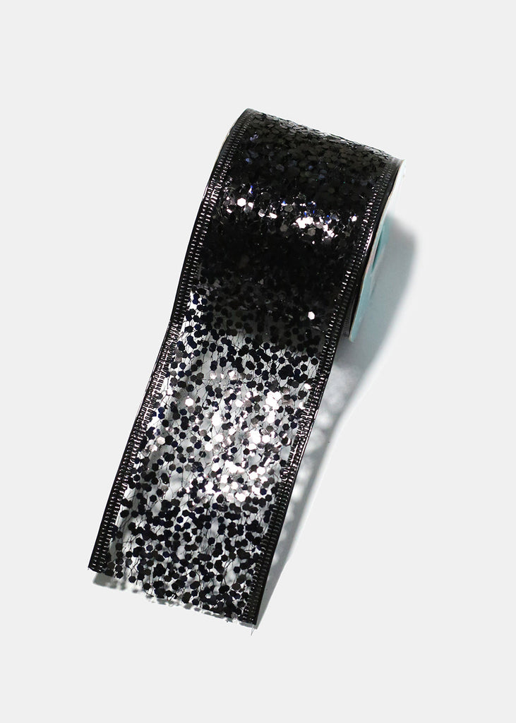 Gorgeous Gift Wrapping Ribbon Black Sequin LIFE - Shop Miss A