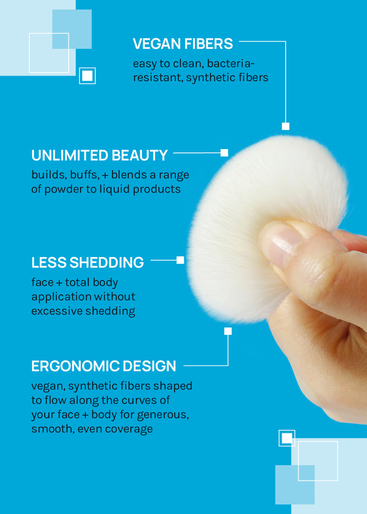 a2o Lab Blush + Bronzer Powder Brush  COSMETICS - Shop Miss A