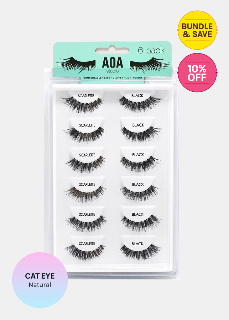 AOA Studio Eyelashes - Scarlette 6-Pack  COSMETICS - Shop Miss A