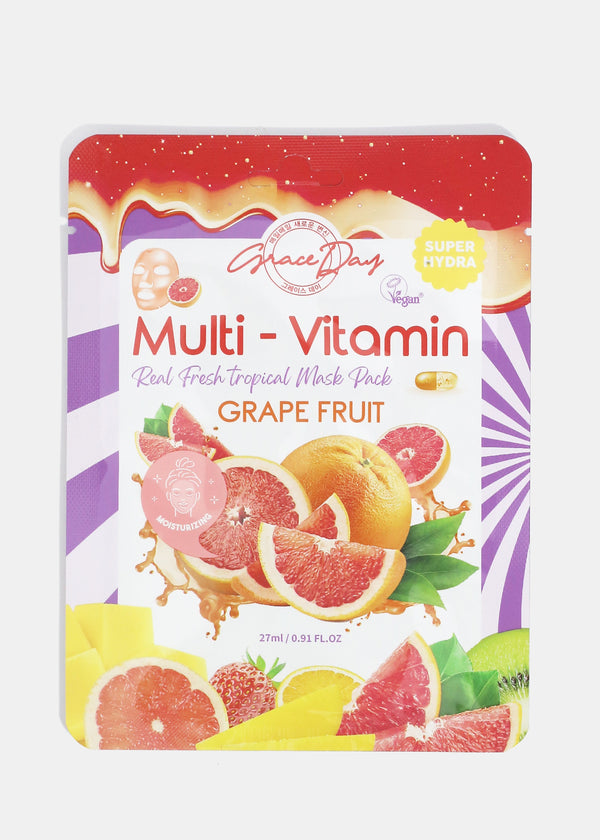 SINDO Graceday Multi-Vitamin Mask - Grape Fruit  COSMETICS - Shop Miss A