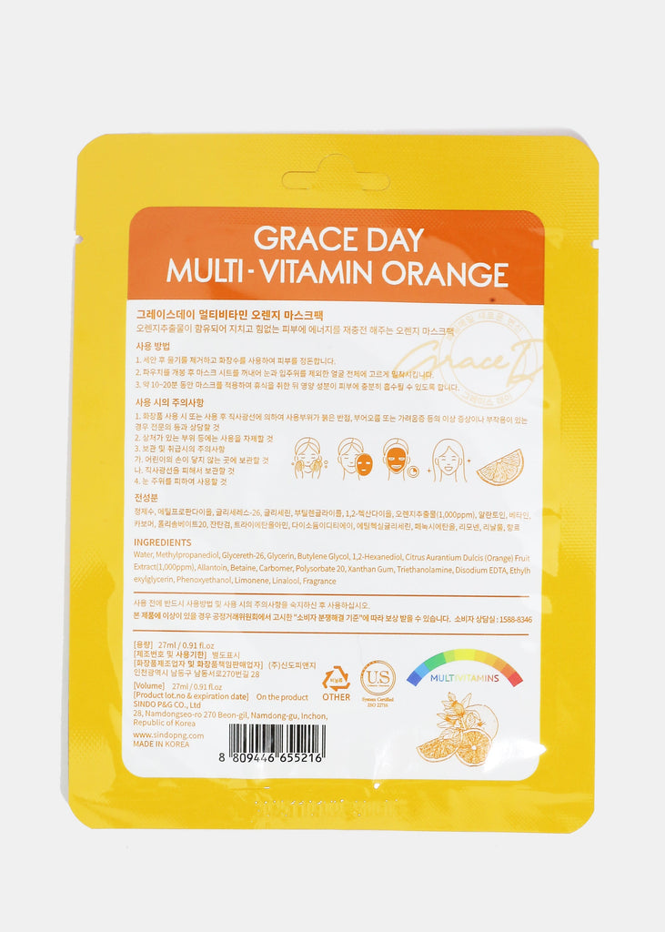 SINDO Graceday Multi-Vitamin Mask - Orange  Skincare - Shop Miss A