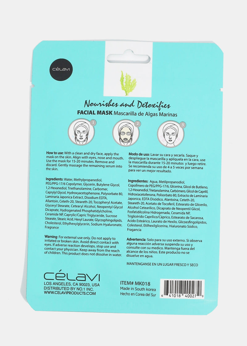Celavi Seaweed Sheet Mask  COSMETICS - Shop Miss A