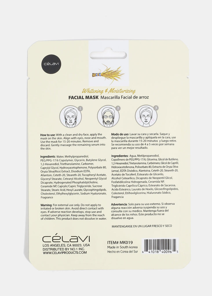 CEV Rice Sheet Mask  Skincare - Shop Miss A