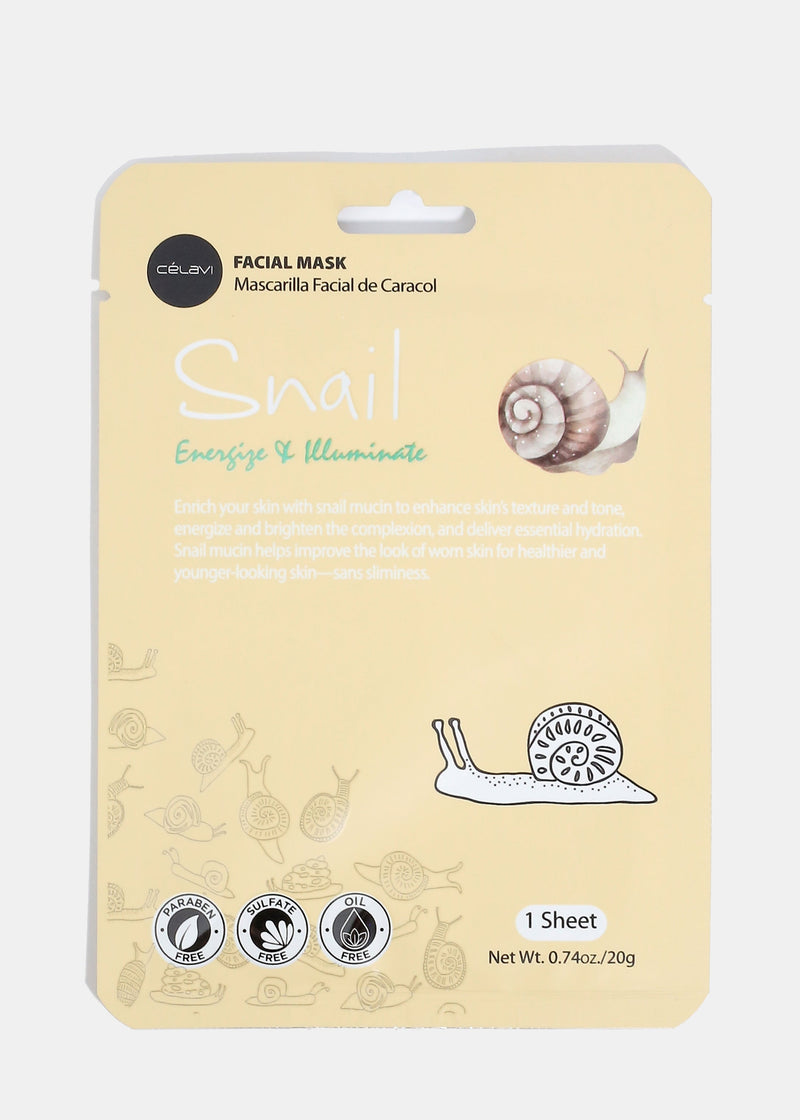 Celavi Snail Sheet Mask  COSMETICS - Shop Miss A