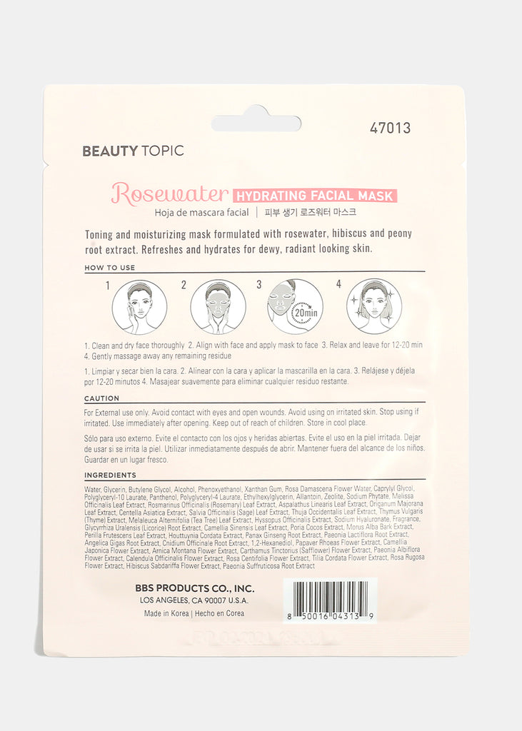 Cala Rosewater Facial Sheet Mask  Skincare - Shop Miss A