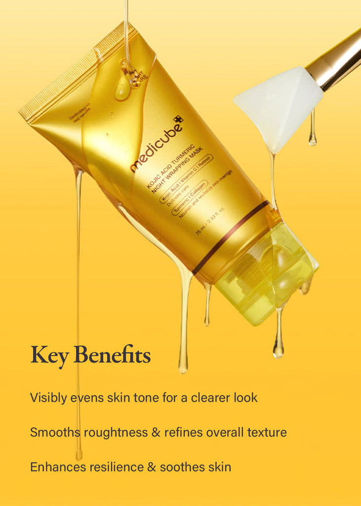 medicube Kojic Acid Turmeric Night Wrapping Mask 75ml Seoul Scandal - Shop Miss A