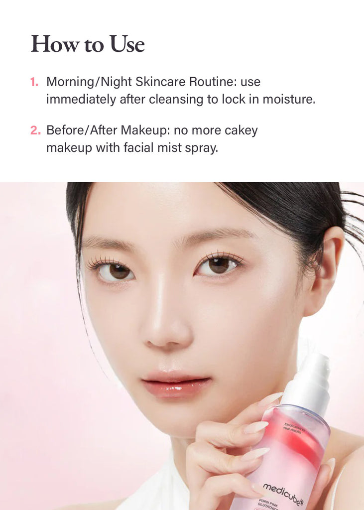 medicube PDRN Pink Glutathione Serum Mist 100ml Seoul Scandal - Shop Miss A