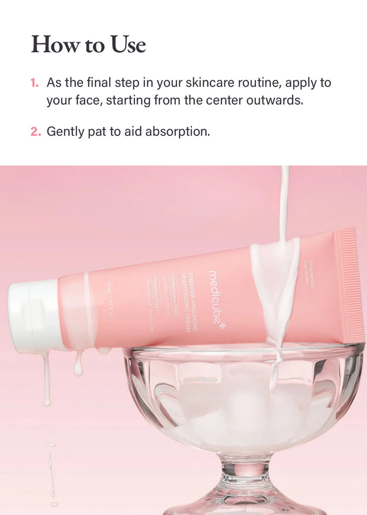 medicube PDRN Pink Hyaluronic Moisturizing Cream 50ml Seoul Scandal - Shop Miss A