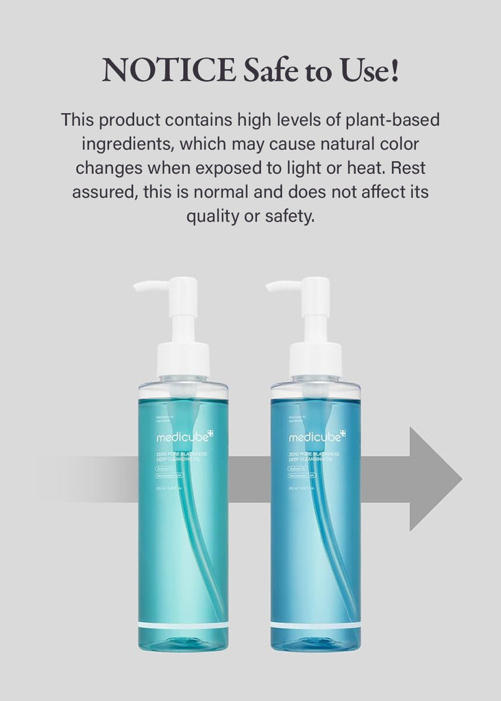 medicube Zero Pore Blackhead Deep Cleansing Oil 205ml Seoul Scandal - Shop Miss A