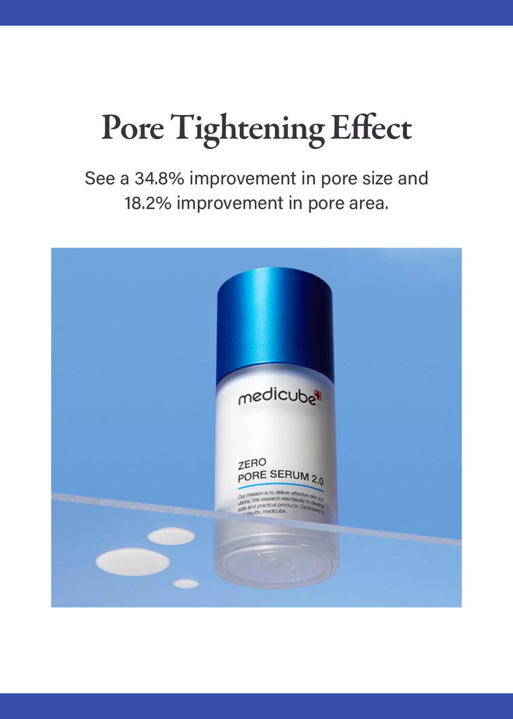 medicube Zero Pore Serum 2.0 37ml Seoul Scandal - Shop Miss A