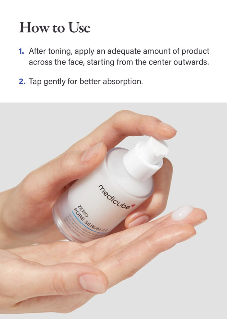 medicube Zero Pore Serum 2.0 37ml Seoul Scandal - Shop Miss A