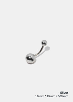 Miss A Body Jewelry - Dangle Ball Belly Button Ring Silver JEWELRY - Shop Miss A