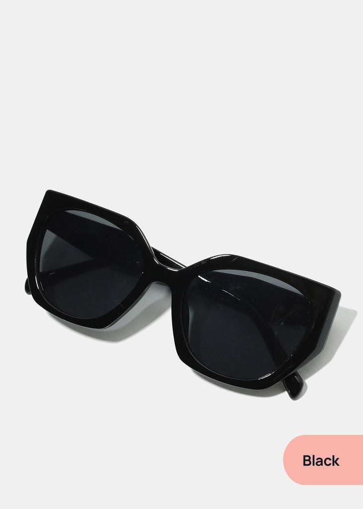 A+ Chic Square Round Glasses Black ACCESSORIES - Shop Miss A