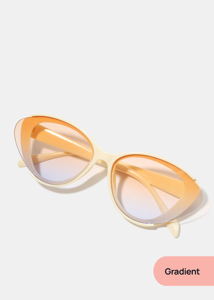 A+ Unique Overlapping Glass on Frame Shades Gradient ACCESSORIES - Shop Miss A