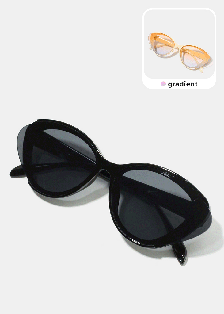 A+ Unique Overlapping Glass on Frame Shades  ACCESSORIES - Shop Miss A