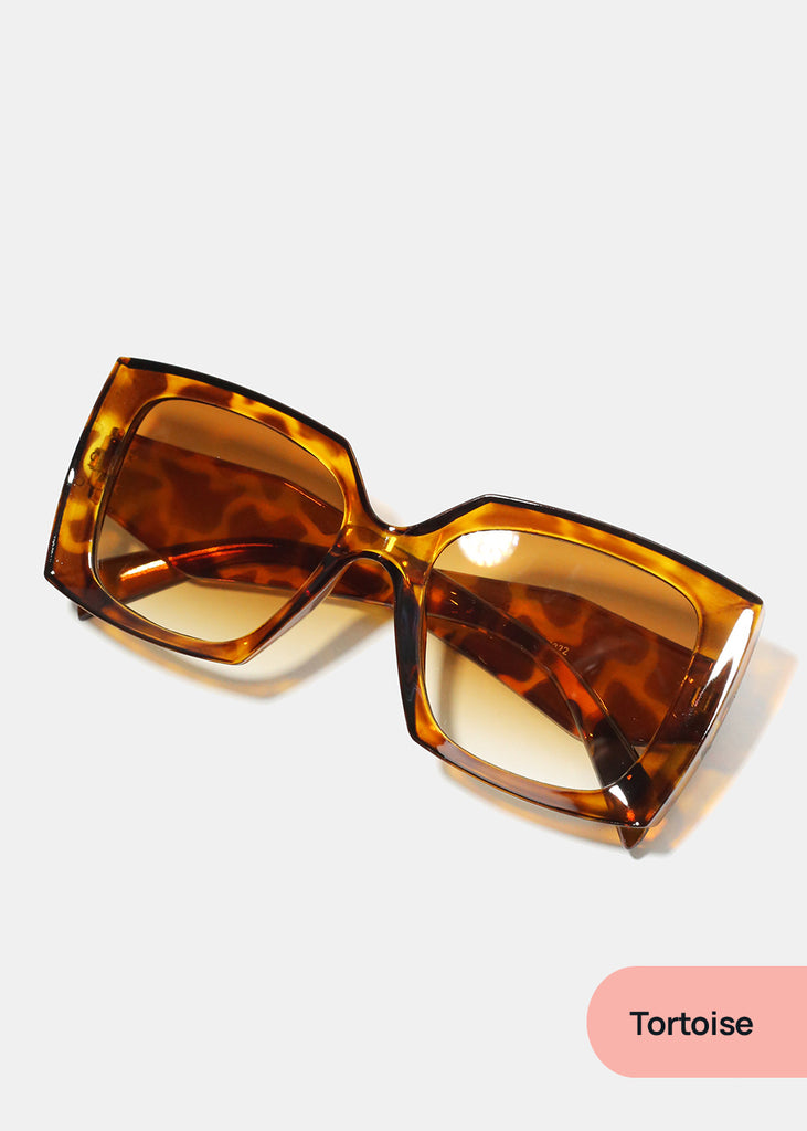 A+ Trendy Oversized Frame Shades Tortoise ACCESSORIES - Shop Miss A
