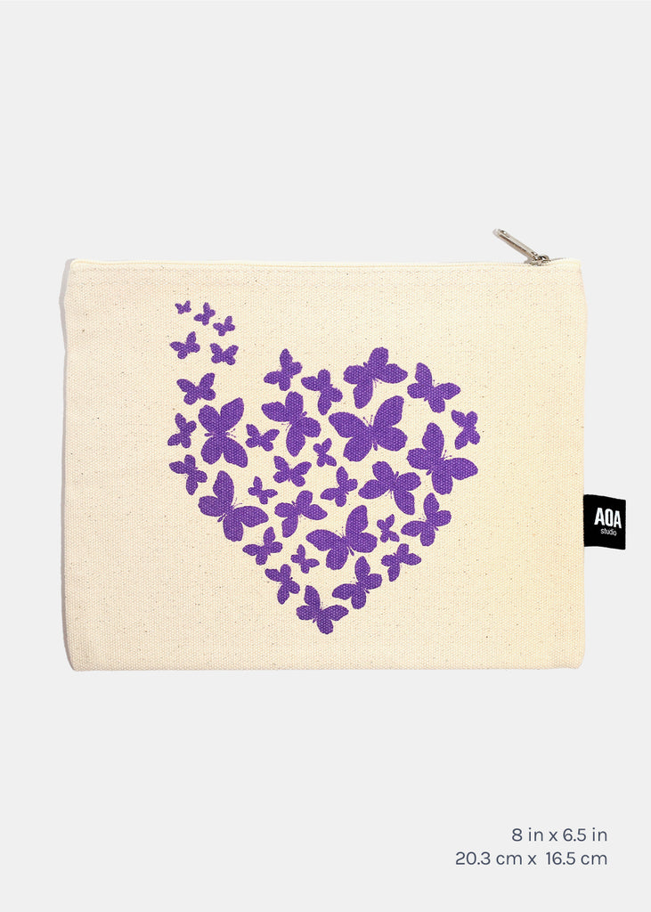 AOA Canvas Bag - Butterfly Heart  ACCESSORIES - Shop Miss A