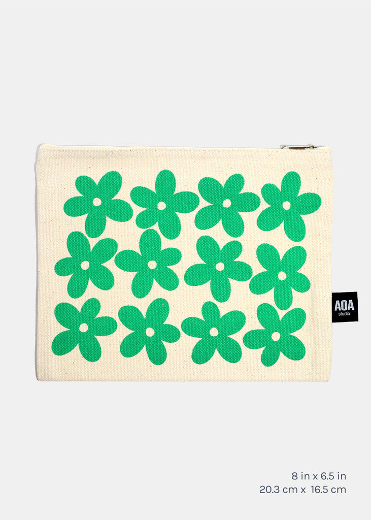 AOA Canvas Bag - Green Flowers  ACCESSORIES - Shop Miss A