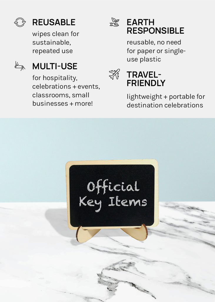 Official Key Items Mini Chalkboard Signs  SALE - Shop Miss A