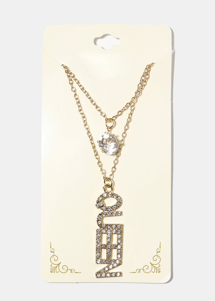 Queen Layered Necklace Gold JEWELRY - Shop Miss A
