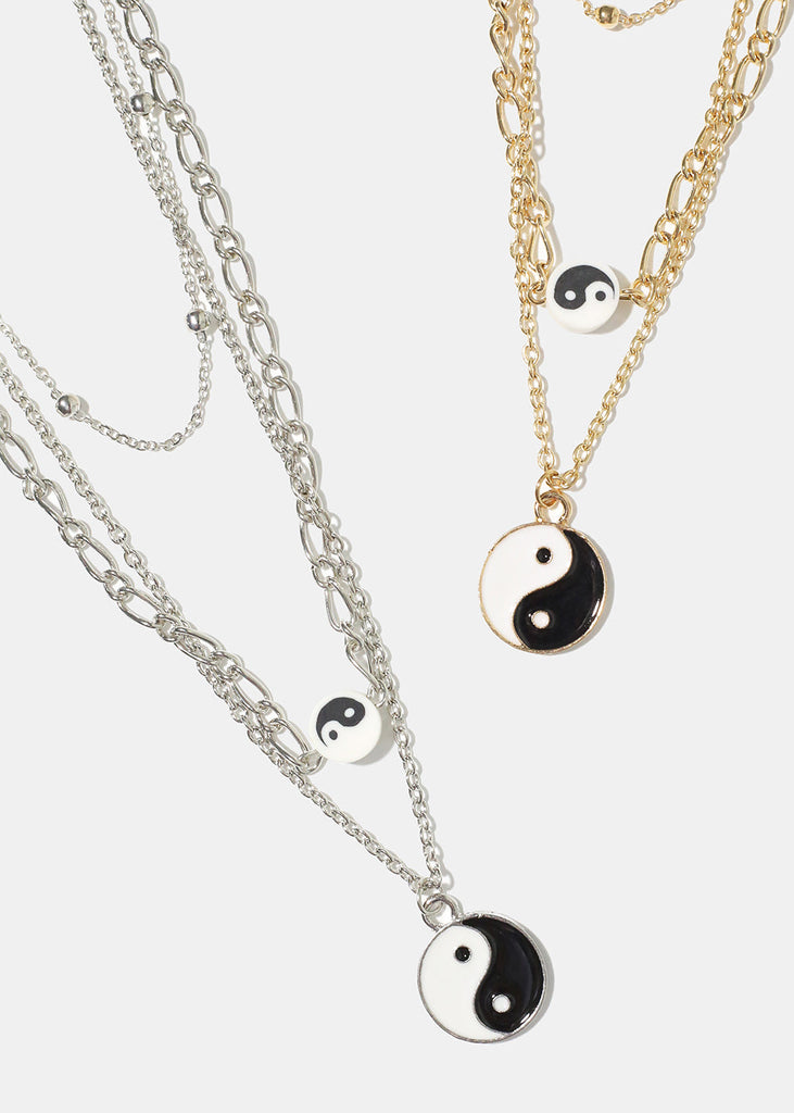 Yin Yang Layered Necklace  JEWELRY - Shop Miss A
