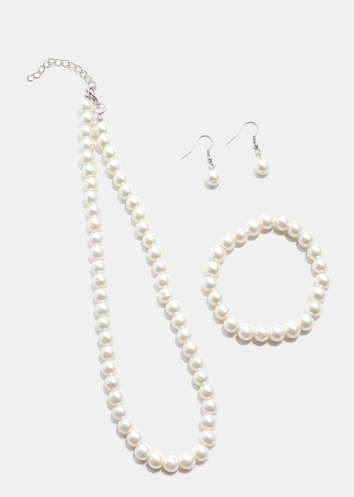 Pearl Necklace Set  JEWELRY - Shop Miss A