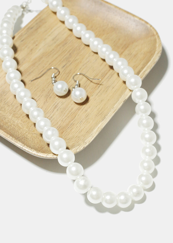 Pearl Necklace Set  JEWELRY - Shop Miss A